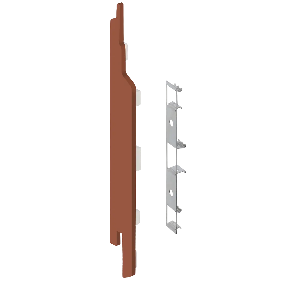 Keralit eindkap+connector links (2860) voor 2814 (5 stuks) 143 mm