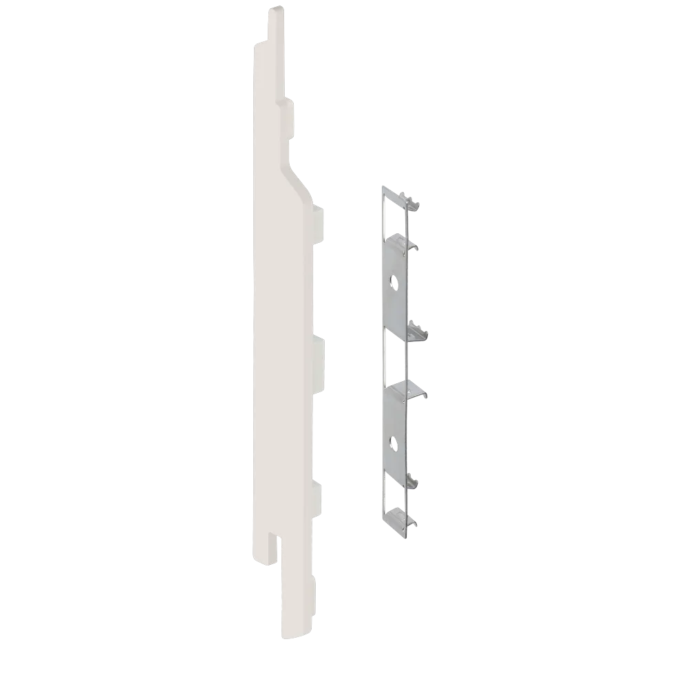 Keralit eindkap+connector links (2860) voor 2814 (5 stuks) 143 mm