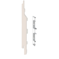Keralit eindkap+connector links (2860) voor 2814 (5 stuks) 143 mm