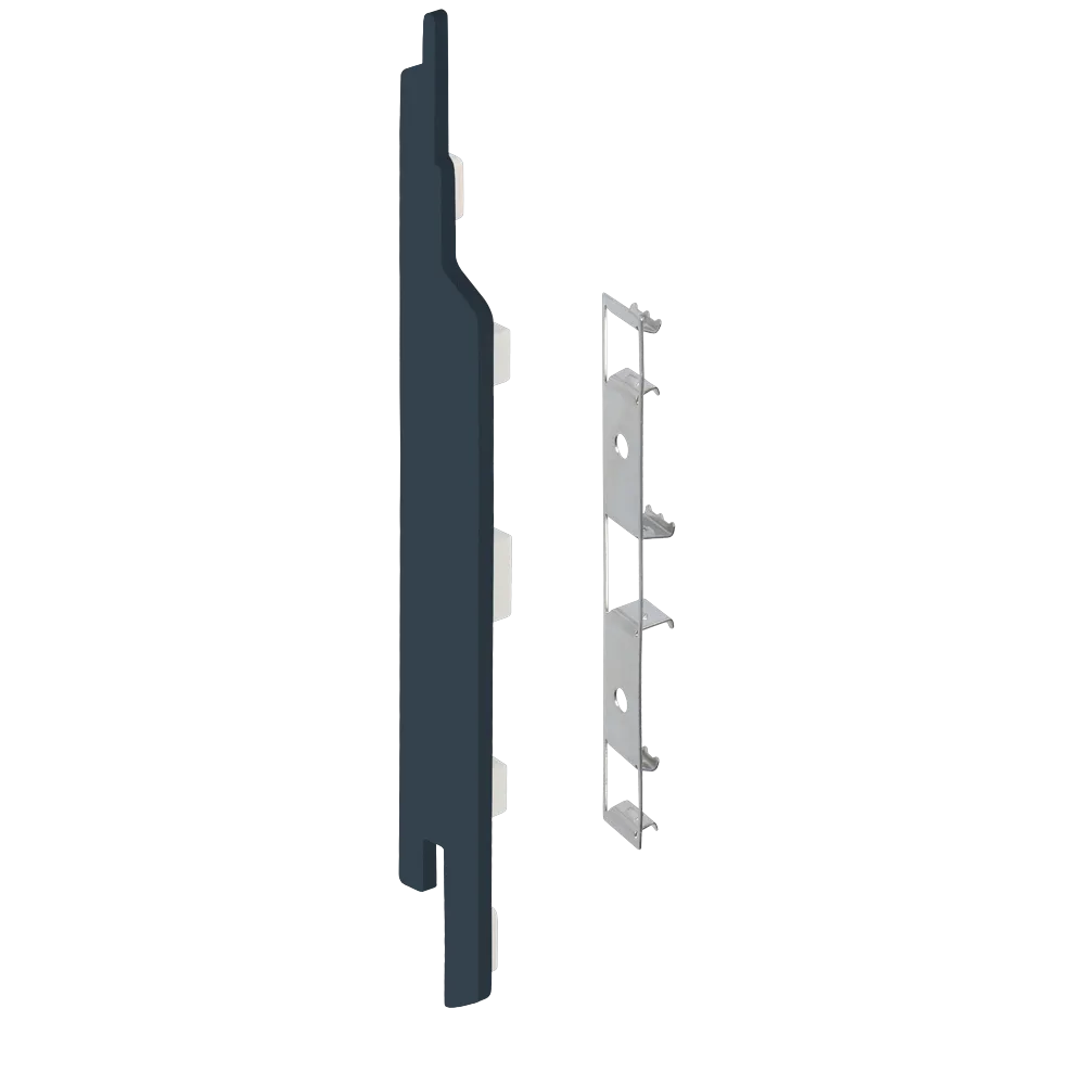 Keralit eindkap+connector links (2860) voor 2814 (5 stuks) 143 mm