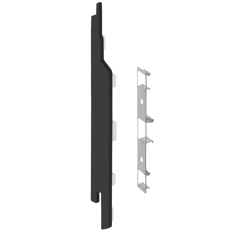 Keralit eindkap+connector links (2860) voor 2814 (5 stuks) 143 mm