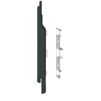 Keralit eindkap+connector links (2860) voor 2814 (5 stuks) 143 mm