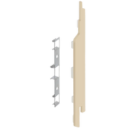Keralit eindkap+connector rechts (2865) voor 2814 (5 stuks) 143 mm