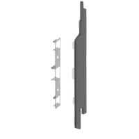Keralit eindkap+connector rechts (2865) voor 2814 (5 stuks) 143 mm