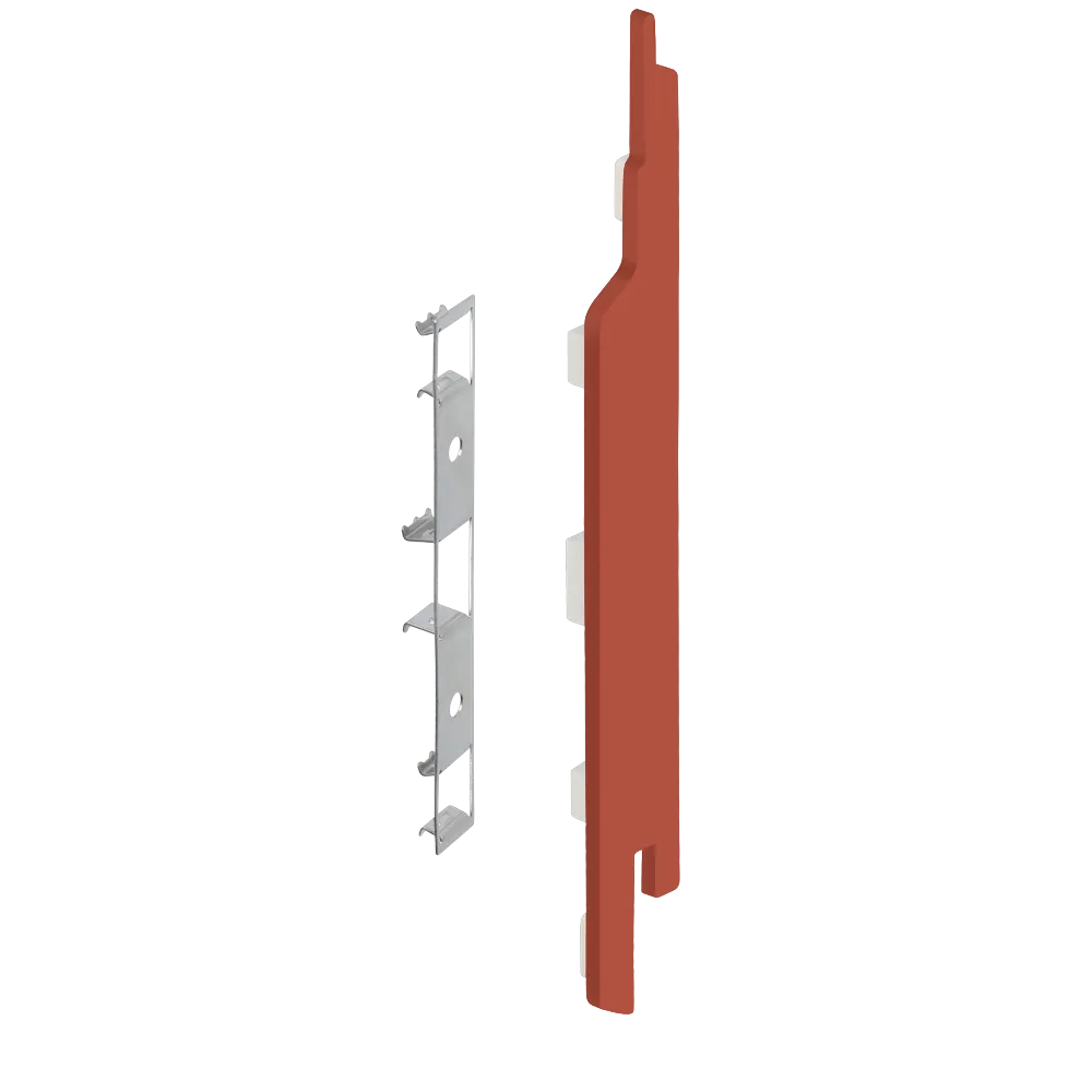 Keralit eindkap+connector rechts (2865) voor 2814 (5 stuks) 143 mm