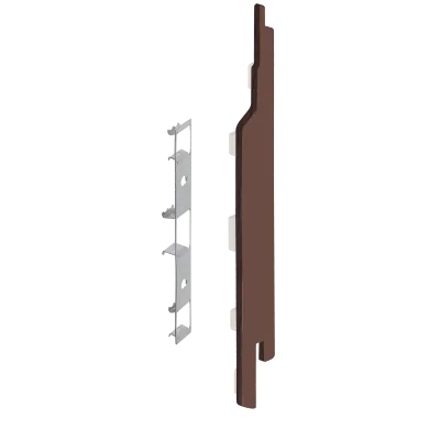 Keralit eindkap+connector rechts (2865) voor 2814 (5 stuks) 143 mm