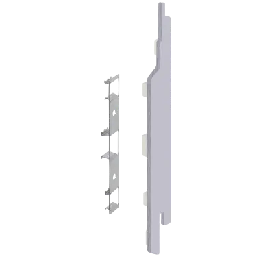 Keralit eindkap+connector rechts (2865) voor 2814 (5 stuks) 143 mm