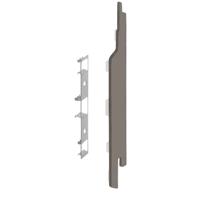 Keralit eindkap+connector rechts (2865) voor 2814 (5 stuks) 143 mm