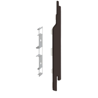 Keralit eindkap+connector rechts (2865) voor 2814 (5 stuks) 143 mm