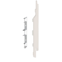 Keralit eindkap+connector rechts (2865) voor 2814 (5 stuks) 143 mm
