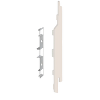 Keralit eindkap+connector rechts (2865) voor 2814 (5 stuks) 143 mm