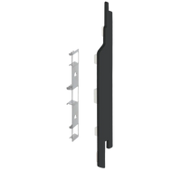 Keralit eindkap+connector rechts (2865) voor 2814 (5 stuks) 143 mm