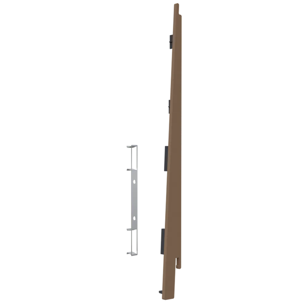 Keralit eindkap+connector rechts 177 mm (2875) voor 2817 (5 stuks)