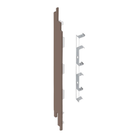 Keralit eindkap+connector links 190 mm (2884) voor 2819 (5 stuks)