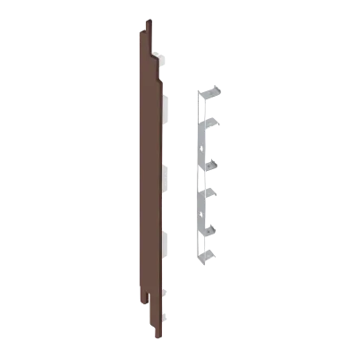 Keralit eindkap+connector links 190 mm (2884) voor 2819 (5 stuks)