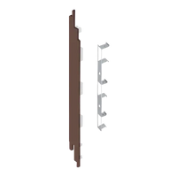 Keralit eindkap+connector links 190 mm (2884) voor 2819 (5 stuks)