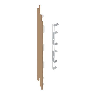 Keralit eindkap+connector links 190 mm (2884) voor 2819 (5 stuks)