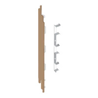 Keralit eindkap+connector links 190 mm (2884) voor 2819 (5 stuks)
