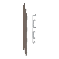Keralit eindkap+connector links 190 mm (2884) voor 2819 (5 stuks)
