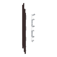 Keralit eindkap+connector links 190 mm (2884) voor 2819 (5 stuks)