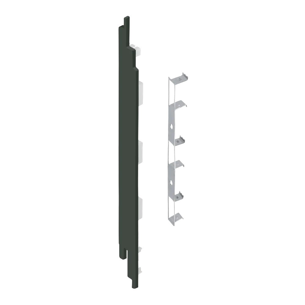 Keralit eindkap+connector links 190 mm (2884) voor 2819 (5 stuks)