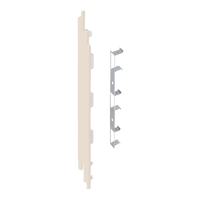 Keralit eindkap+connector links 190 mm (2884) voor 2819 (5 stuks)