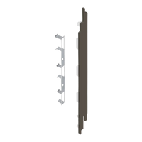Keralit eindkap+connector rechts 190 mm (2885) voor 2819 (5 stuks)
