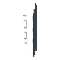 Keralit eindkap+connector rechts 190 mm (2885) voor 2819 (5 stuks)