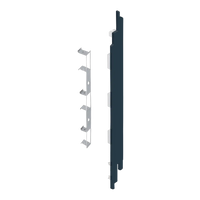 Keralit eindkap+connector rechts 190 mm (2885) voor 2819 (5 stuks)