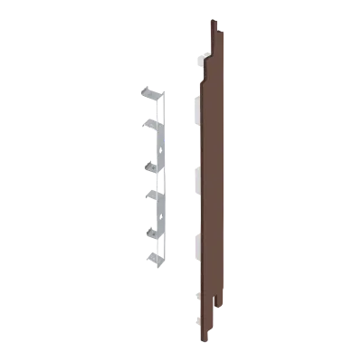Keralit eindkap+connector rechts 190 mm (2885) voor 2819 (5 stuks)