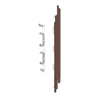 Keralit eindkap+connector rechts 190 mm (2885) voor 2819 (5 stuks)
