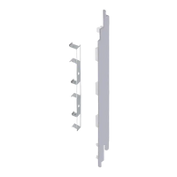 Keralit eindkap+connector rechts 190 mm (2885) voor 2819 (5 stuks)