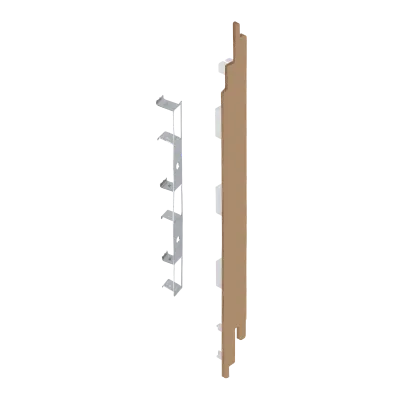 Keralit eindkap+connector rechts 190 mm (2885) voor 2819 (5 stuks)