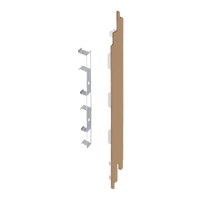 Keralit eindkap+connector rechts 190 mm (2885) voor 2819 (5 stuks)