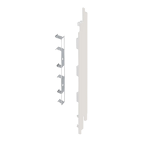 Keralit eindkap+connector rechts 190 mm (2885) voor 2819 (5 stuks)