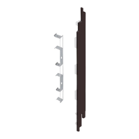 Keralit eindkap+connector rechts 190 mm (2885) voor 2819 (5 stuks)