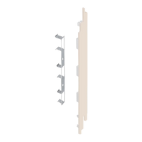 Keralit eindkap+connector rechts 190 mm (2885) voor 2819 (5 stuks)