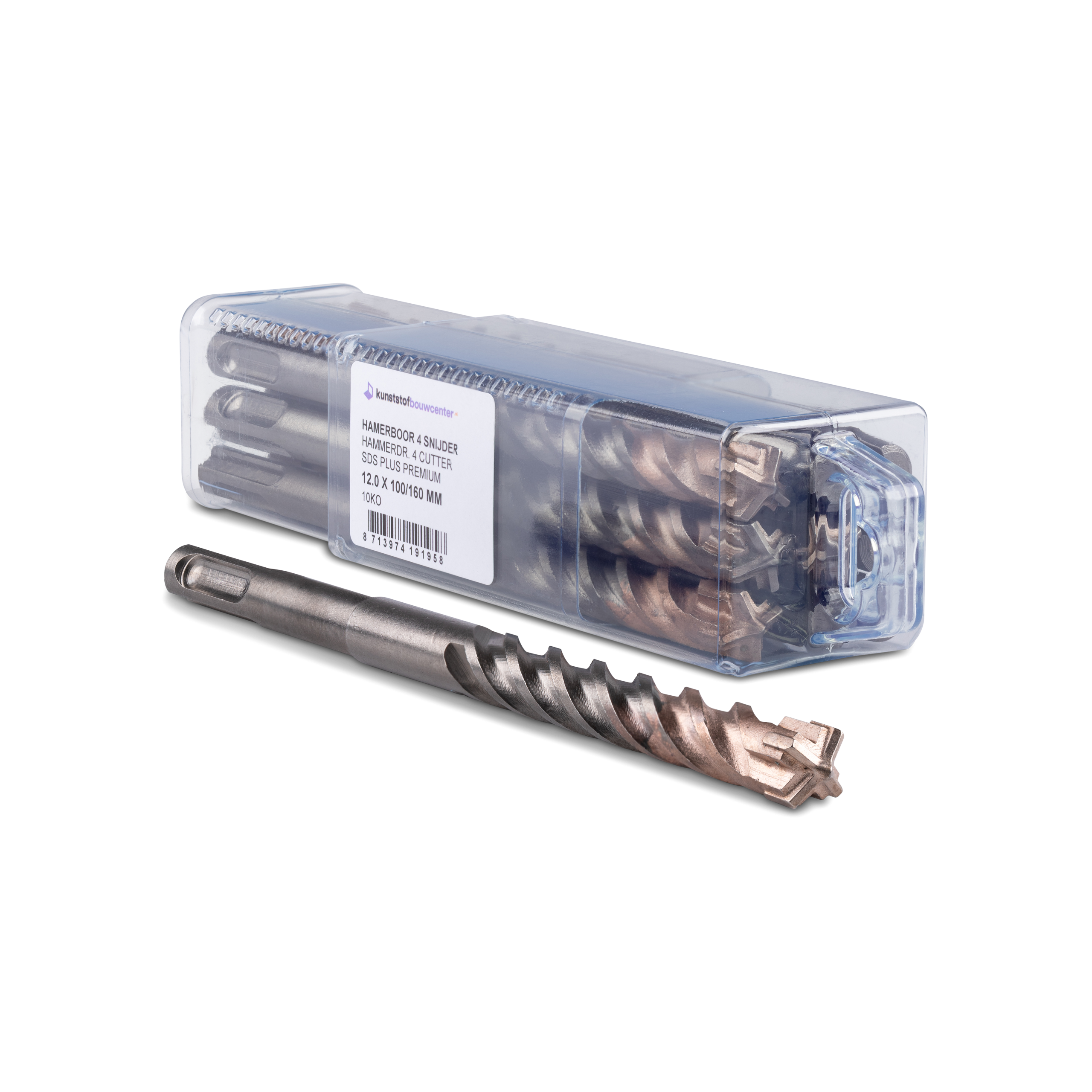 SDS+ Premium PGM Hamerboor 4-snijder 12,0x100/160 mm (bestelnr. 0862)