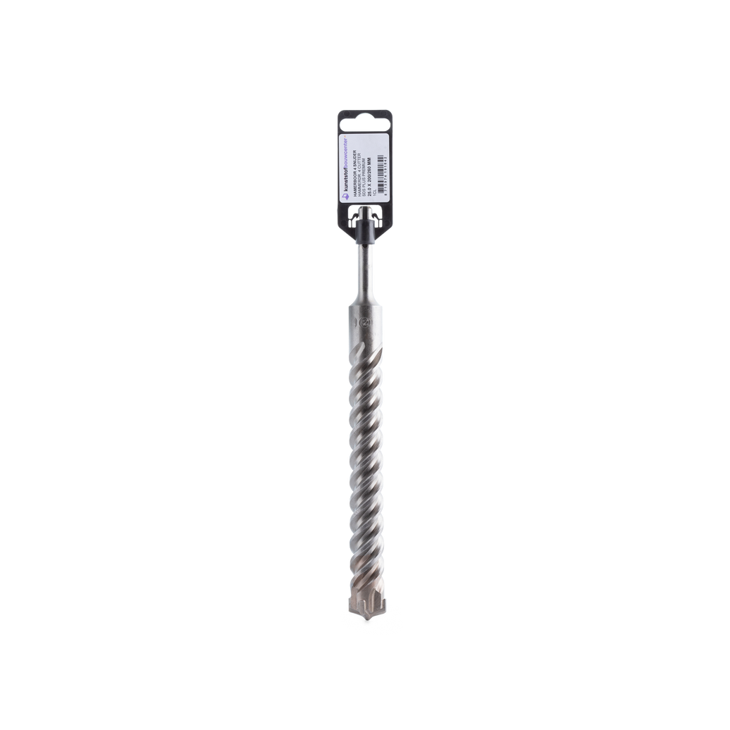 SDS+ Premium PGM Hamerboor 4-snijder 25,0x200/260 mm (bestelnr. 0869)