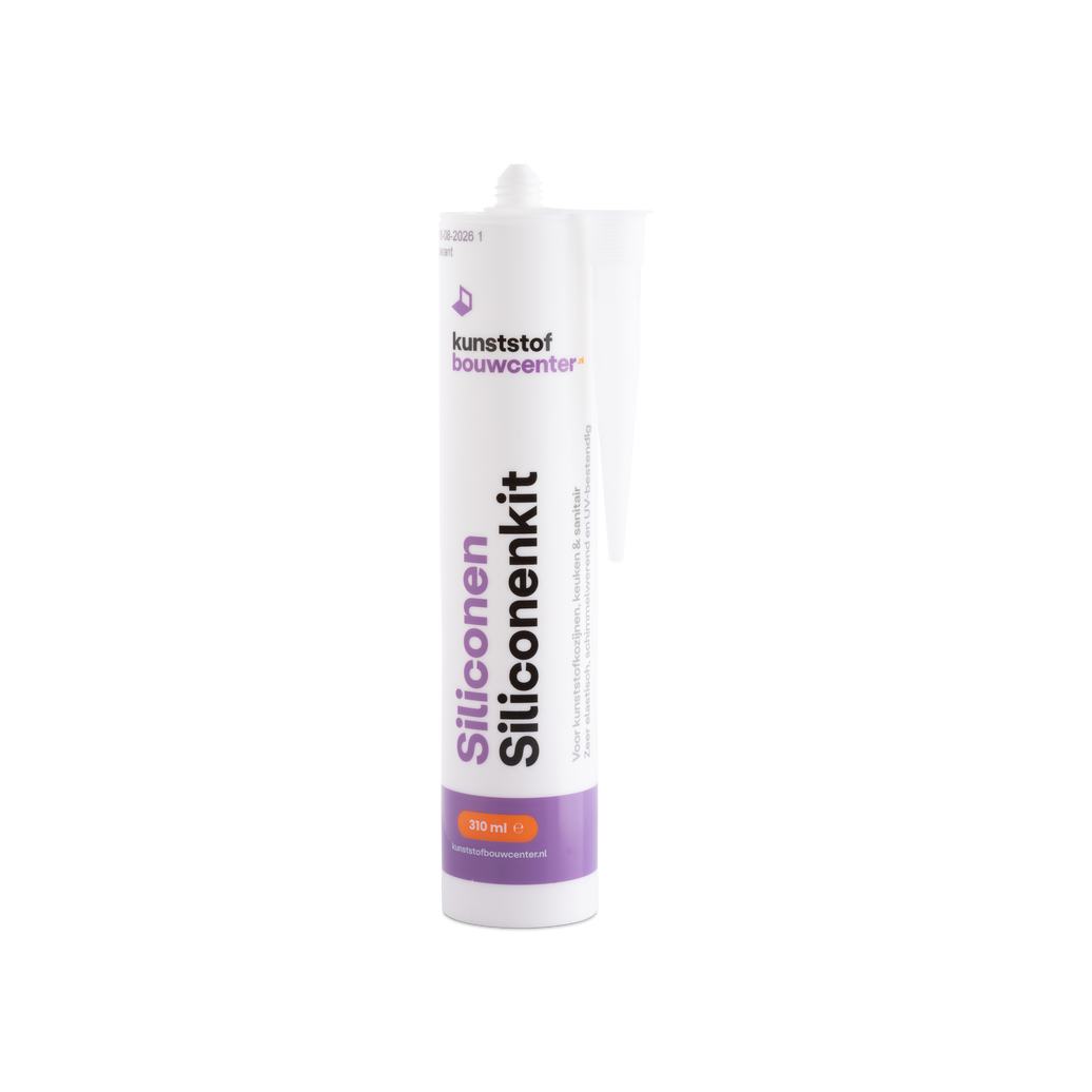 Siliconen kit 310 ml - transparant (bestelnr. 0972)