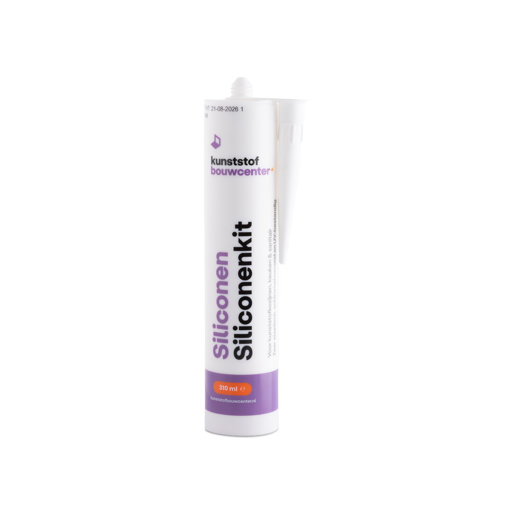 Siliconen kit 310 ml - wit (bestelnr. 0970)