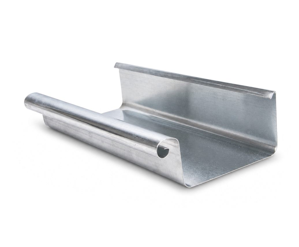Bakgoot zink B37 (0,8 mm × 3 mtr) (bestelnr. 0544)
