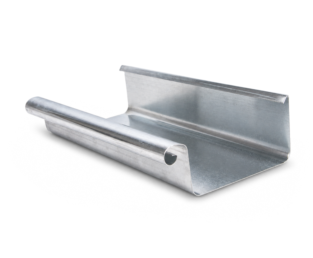 Bakgoot zink B37 (0,8 mm × 3 mtr) (bestelnr. 0544)