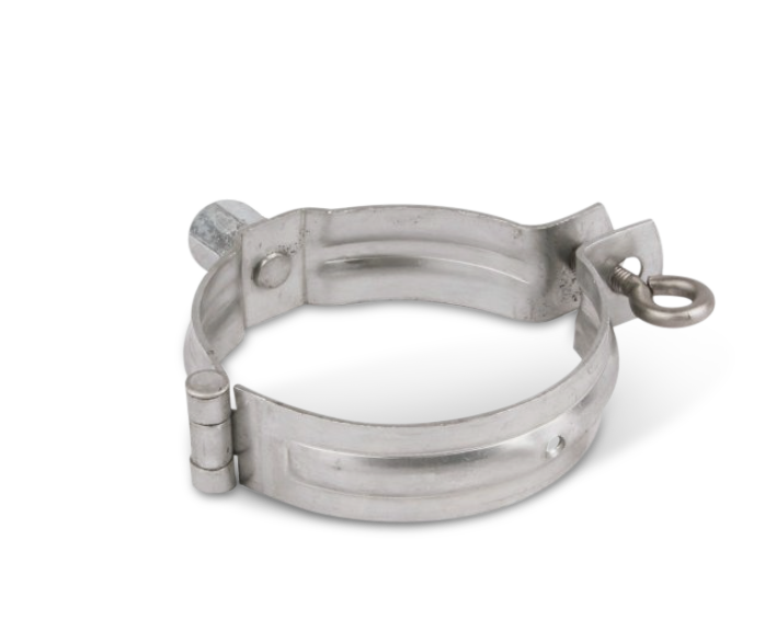 HWA-beugel deluxe zink met M8-M10 moer (Ø82 mm) (bestelnr. 0579)