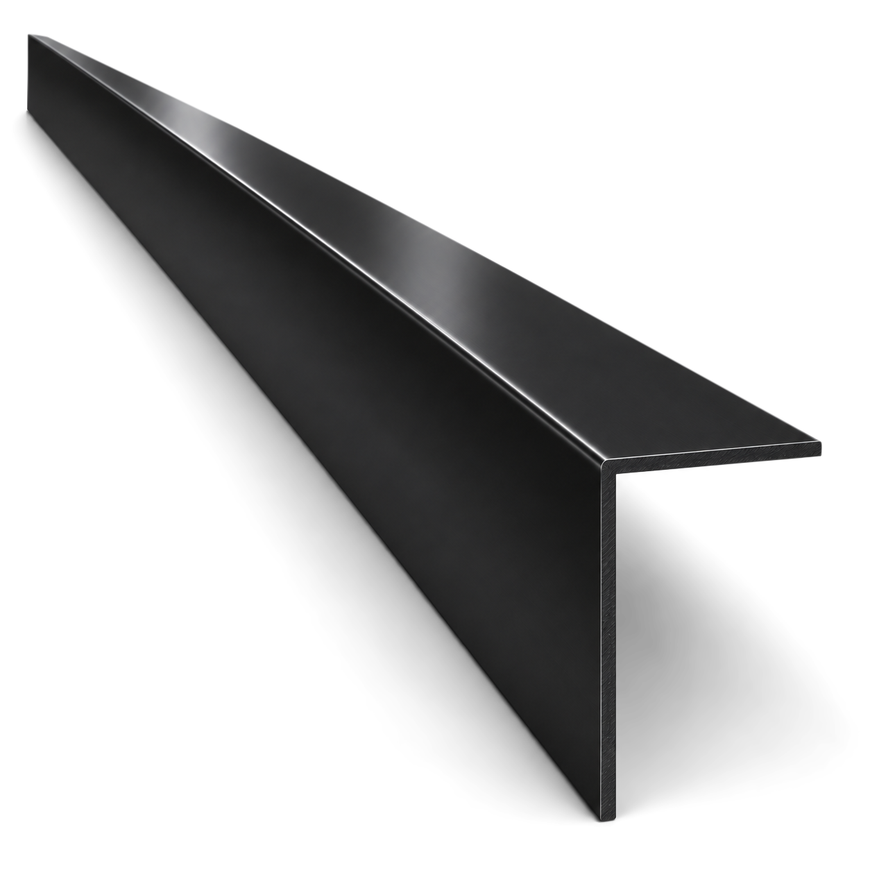KBC Duraline hoekprofiel 160x80x3x5800 mm - zwart (bestelnr. 0720)
