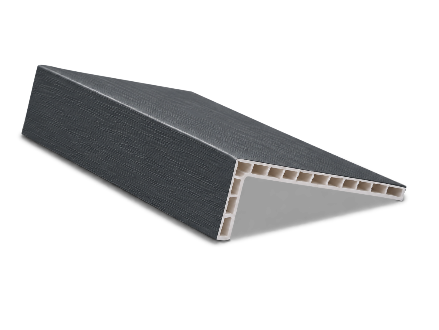 KBC Duraline kunststof kamerhoek 30x80x5800 mm antraciet nerf (bestelnr. 0705)