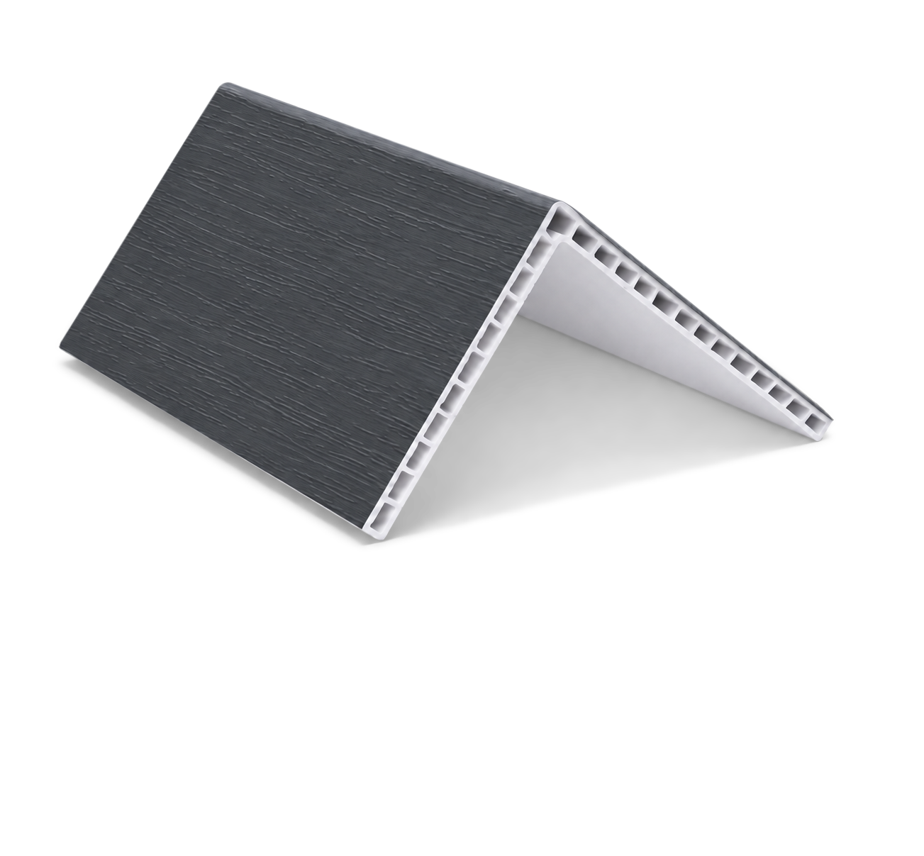 KBC Duraline kunststof kamerhoek 80x100x5800 mm antraciet nerf (bestelnr. 0706)