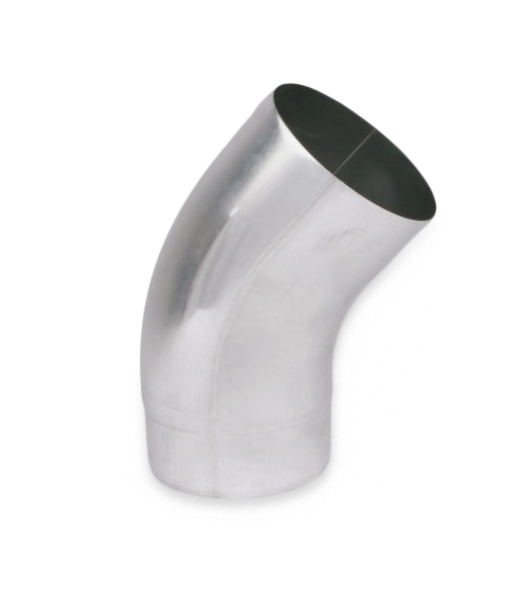 Zinken bocht 40 graden (Ø80 mm) (bestelnr. 0575)